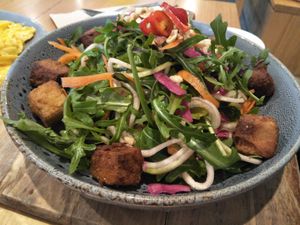 Zoodles pad Thai at Wild Thyme Cafe in Bright