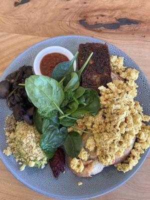 Big breakfast  at Wild Thyme Cafe in Bright