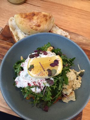 Breakfast Bowl with tofu at Wild Thyme Cafe in Bright