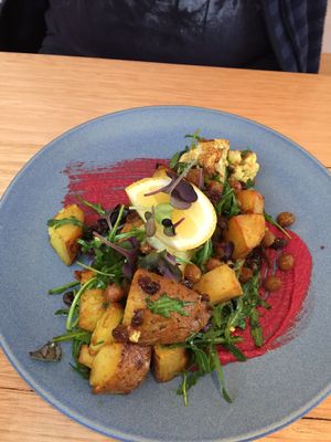 potato, cauliflower spring salad at Wild Thyme Cafe in Bright