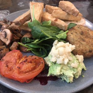 Vegan big breakfast at 14:30! at Wild Thyme Cafe in Bright