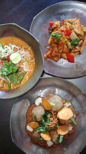 Dishes at Moksa in Ubud