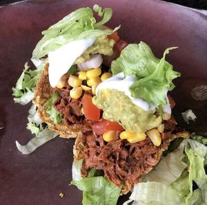 Jackfruit tacos at Moksa in Ubud