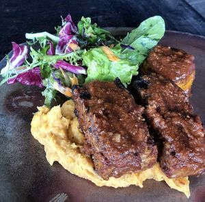 Tempeh ribs at Moksa in Ubud