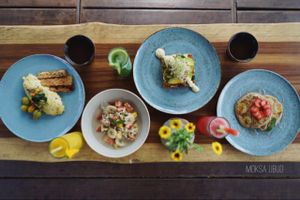 Moksa's delicious vegan breakfast!  at Moksa in Ubud