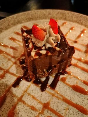 Chocolate orange dessert at Moksa in Ubud