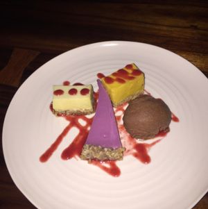 vegan desert  at Moksa in Ubud