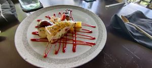 Trio of desserts with nicecream at Moksa in Ubud