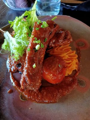 Tempeh ribs at Moksa in Ubud