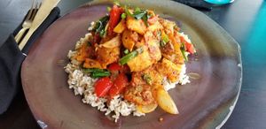 Hot n sour calamary at Moksa in Ubud