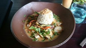 Red curry at Moksa in Ubud