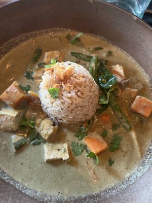 Incredible tofu curry  at Moksa in Ubud