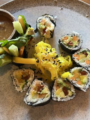 Sushi  at Moksa in Ubud