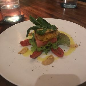 sweet potato pancake at Moksa in Ubud