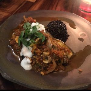 Eggplant at Moksa in Ubud