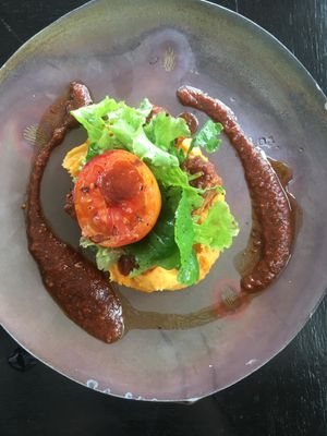 Vegan Tempeh Barbecued ribs at Moksa in Ubud