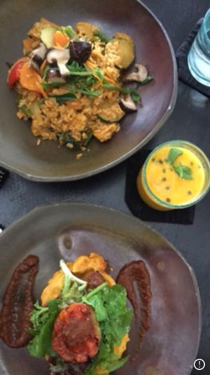 Bbq Tempeh ribs  at Moksa in Ubud