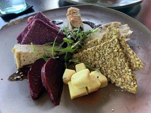 Cheese platter also amazing  at Moksa in Ubud