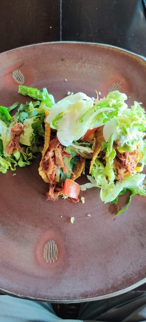Jackfruit tacos at Moksa in Ubud