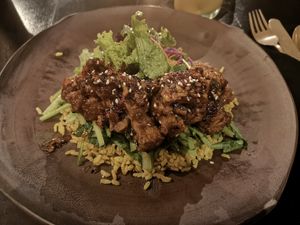 M F Jackicken at Moksa in Ubud