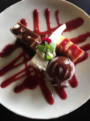 Trio of Desserts 🍮  at Moksa in Ubud