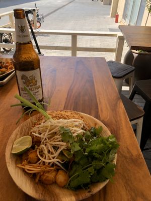 Pad thai  at Nam in Tel Aviv