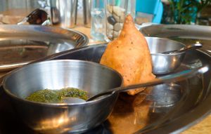 Samosa at Mukka in Fitzroy