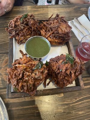 Onion Bhaji  at Mukka in Fitzroy