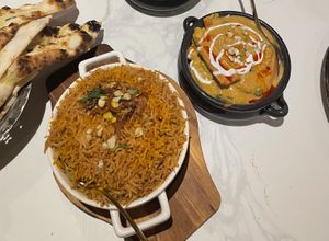 Vegan Biryani & Vegan Korma  at Mukka in Fitzroy