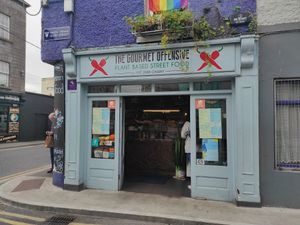 Outside at The Gourmet Offensive in Galway