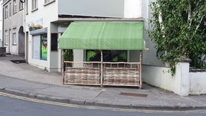 Outside at The Gourmet Offensive in Galway