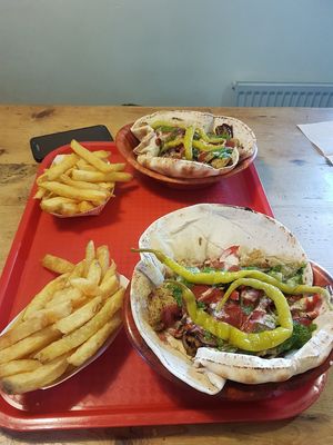 A Seitan Kebab at The Gourmet Offensive in Galway