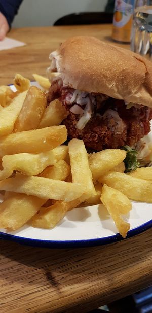 Arancini burger...mmm at The Gourmet Offensive in Galway