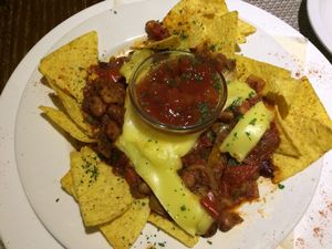 Vegan nachos  at The Black Horse in Endon