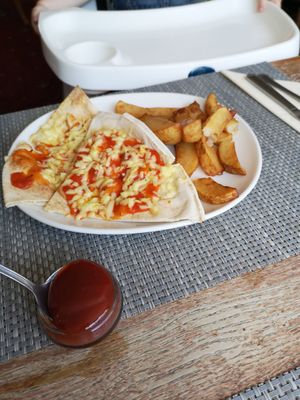 Kids menu option at The Black Horse in Endon