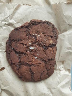 Massive chocolate cookie at Sweet Beat Cafe in Sligo