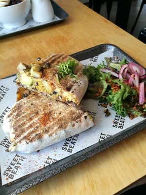Breakfast Burrito at Sweet Beat Cafe in Sligo