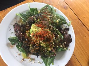 Mushrooms on toast  at Sweet Beat Cafe in Sligo