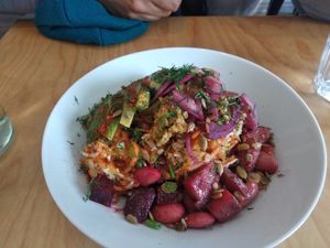 Super salad at Sweet Beat Cafe in Sligo
