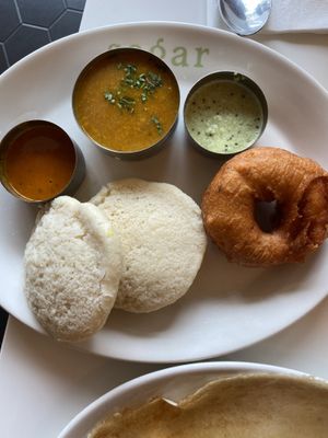 Idli vada at Sagar Vegan & Vegetarian Restaurant - Harrow in North West London
