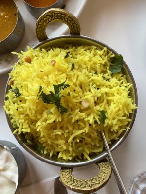 Lemon rice at Sagar Vegan & Vegetarian Restaurant - Harrow in North West London