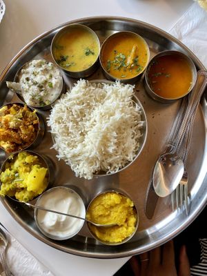 Udupi thali at Sagar Vegan & Vegetarian Restaurant - Harrow in North West London