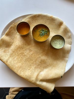 Plain dosa (soft on request!) at Sagar Vegan & Vegetarian Restaurant - Harrow in North West London