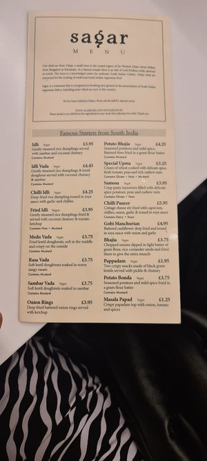  at Sagar Vegan & Vegetarian Restaurant - Harrow in North West London