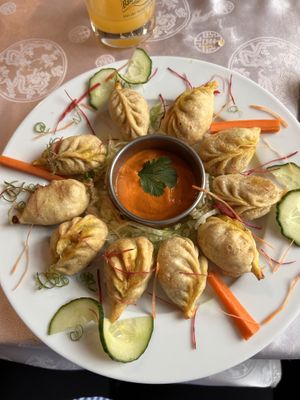 Momo frittiert   at Namaste Nepal in Chemnitz