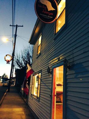 Dog-friendly with green space for walking dogs. at Lucky Johnson General Store in Wardensville