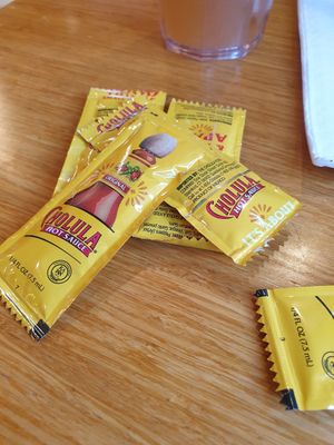 hate the waste but love having extra to take in backpack at Veggie Grill in Woodland Hills