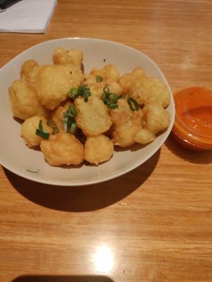 Cauliflower wings at Veggie Grill in Woodland Hills
