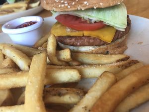 VG Beyond Burger at Veggie Grill in Woodland Hills