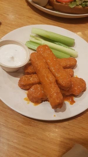 Buffalo tenders at Veggie Grill in Woodland Hills
